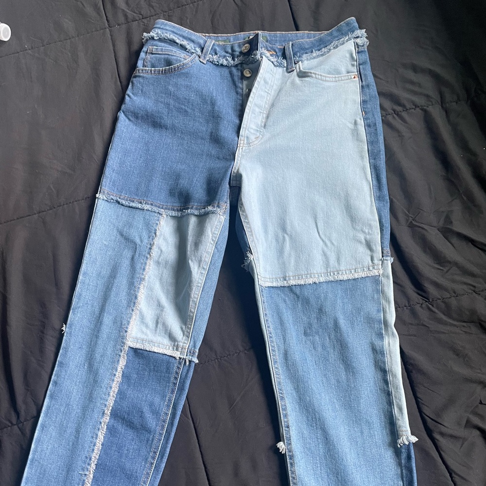 Wild fable patchy mom jeans